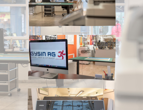 ‘Did you see that Gysin is our on-site printing partner?’